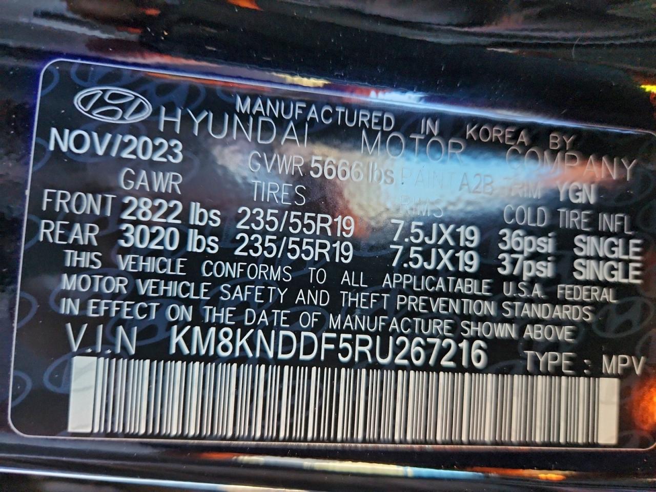 2024 Hyundai Ioniq 5 Sel VIN: KM8KNDDF5RU267216 Lot: 93700475