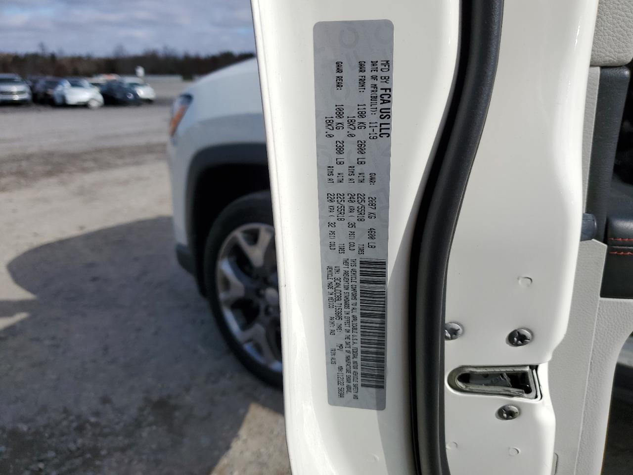 2020 Jeep Compass Limited VIN: 3C4NJDCB9LT153605 Lot: 93790095