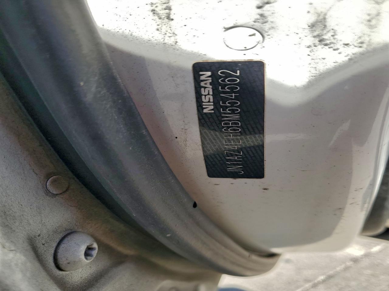 2011 Nissan 370Z Base VIN: JN1AZ4EH6BM554562 Lot: 92484485