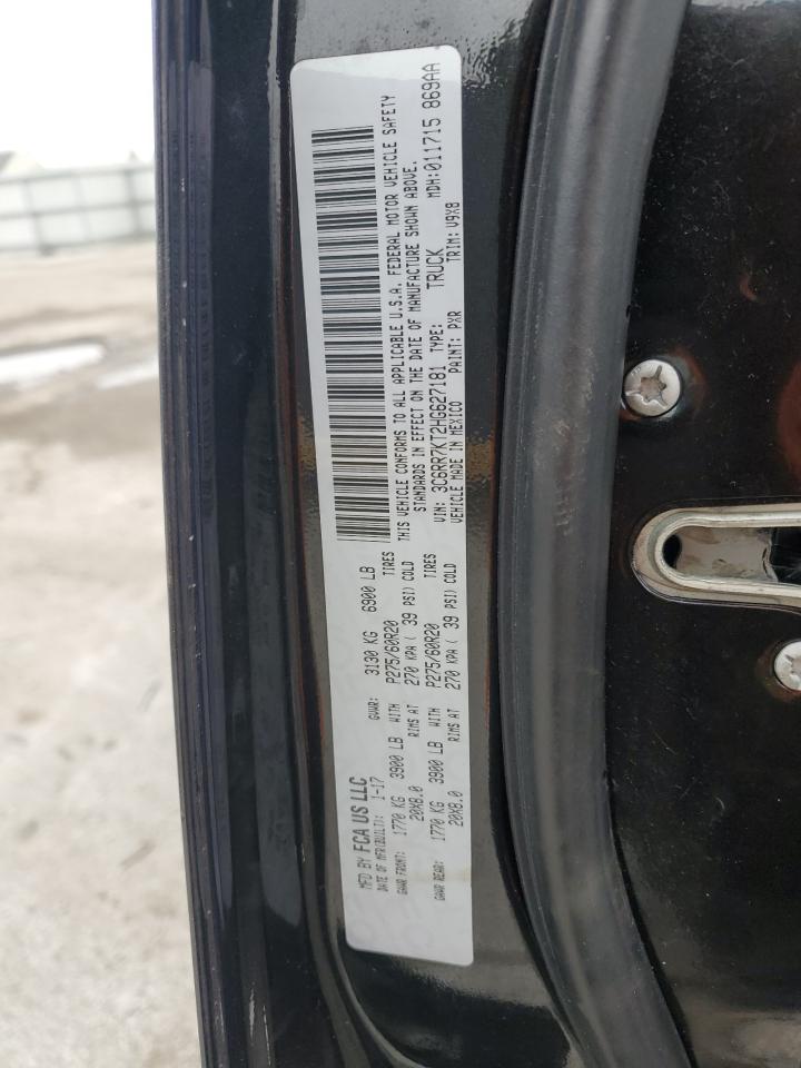 2017 Ram 1500 St VIN: 3C6RR7KT2HG627181 Lot: 93542865