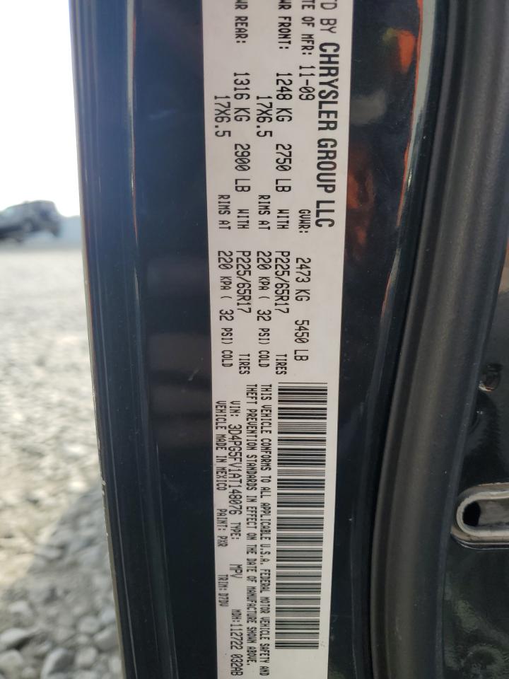 2010 Dodge Journey Sxt VIN: 3D4PG5FV1AT148076 Lot: 91787835