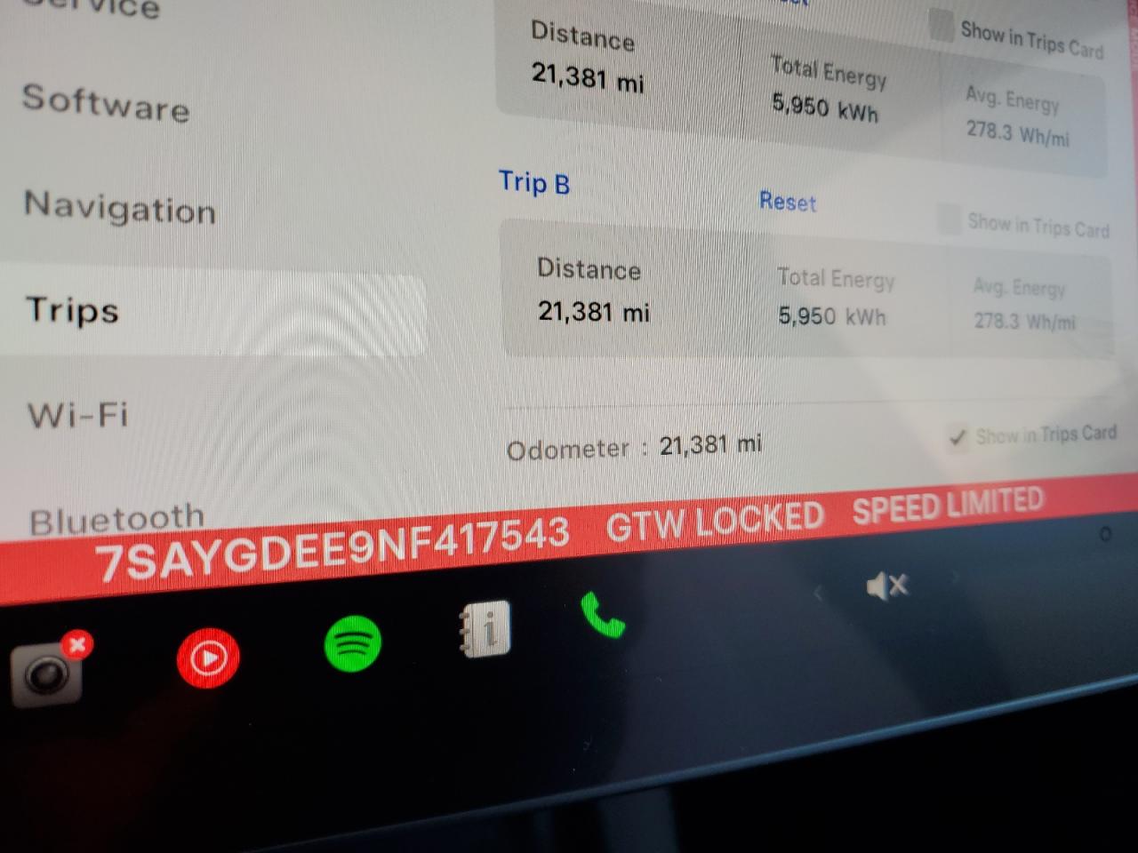 2022 Tesla Model Y VIN: 7SAYGDEE9NF417543 Lot: 91643615