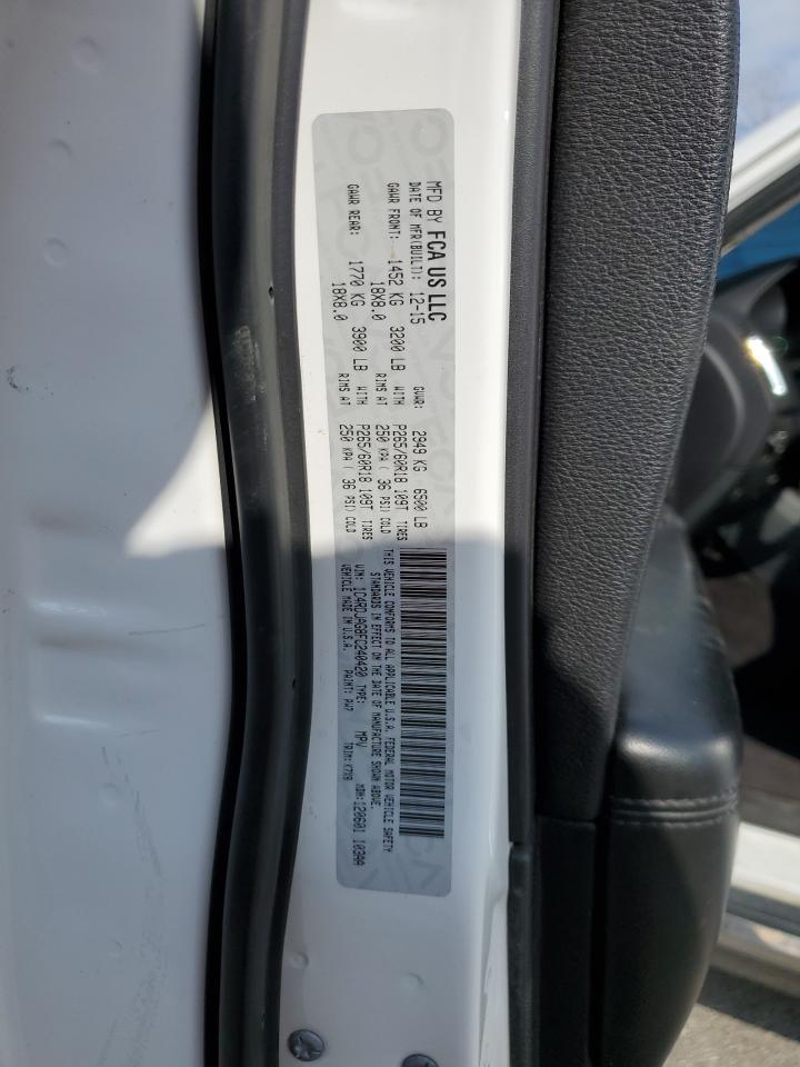 2015 Dodge Durango Sxt VIN: 1C4RDJAG8FC240420 Lot: 93067145