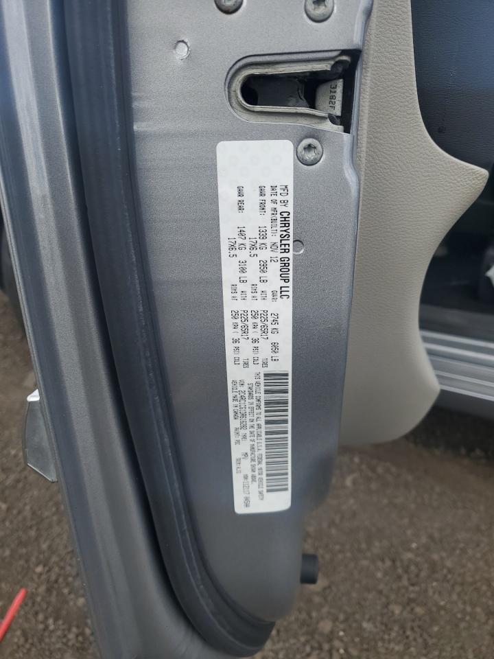 2013 Chrysler Town & Country Touring L VIN: 2C4RC1CG1DR616282 Lot: 91306365