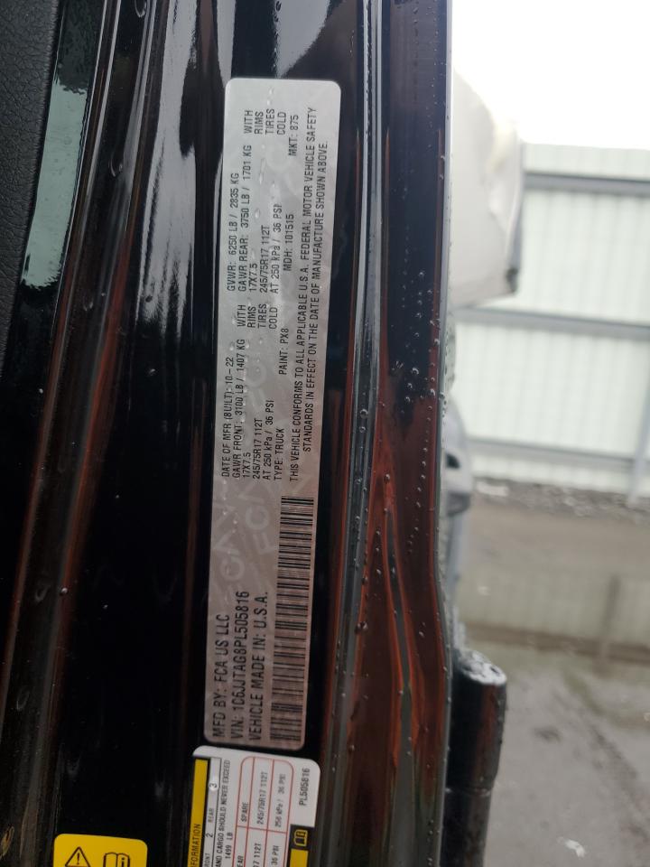 2023 Jeep Gladiator Sport VIN: 1C6JJTAG8PL505816 Lot: 93537055