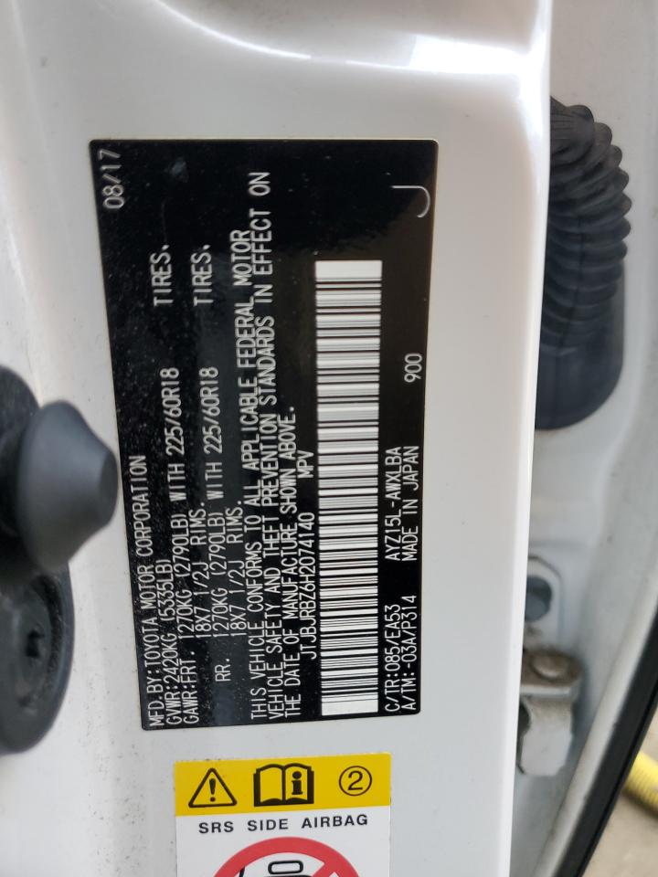 2017 Lexus Nx 300H VIN: JTJBJRBZ6H2074140 Lot: 93081135