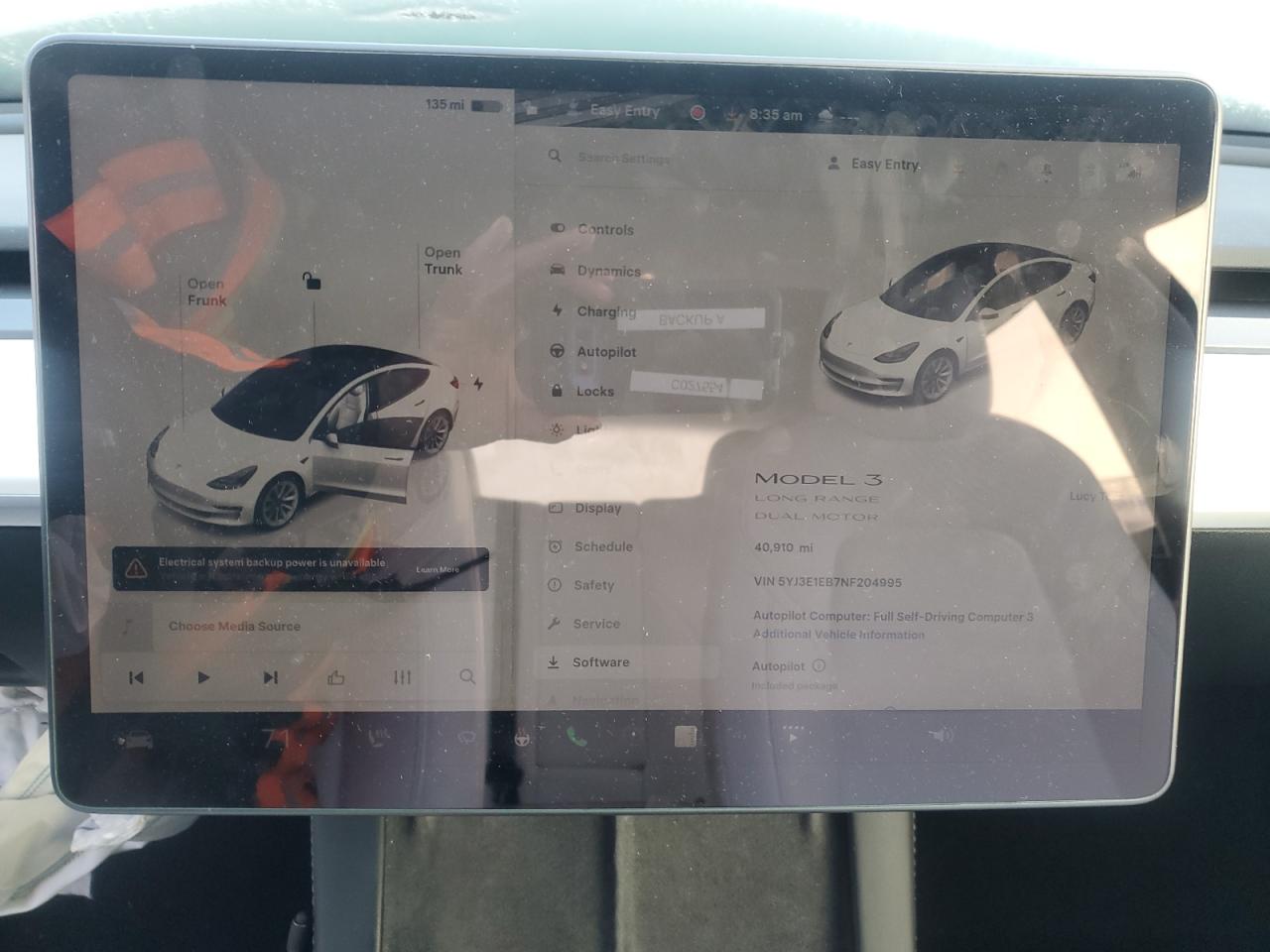 2022 Tesla Model 3 VIN: 5YJ3E1EB7NF204995 Lot: 93275835