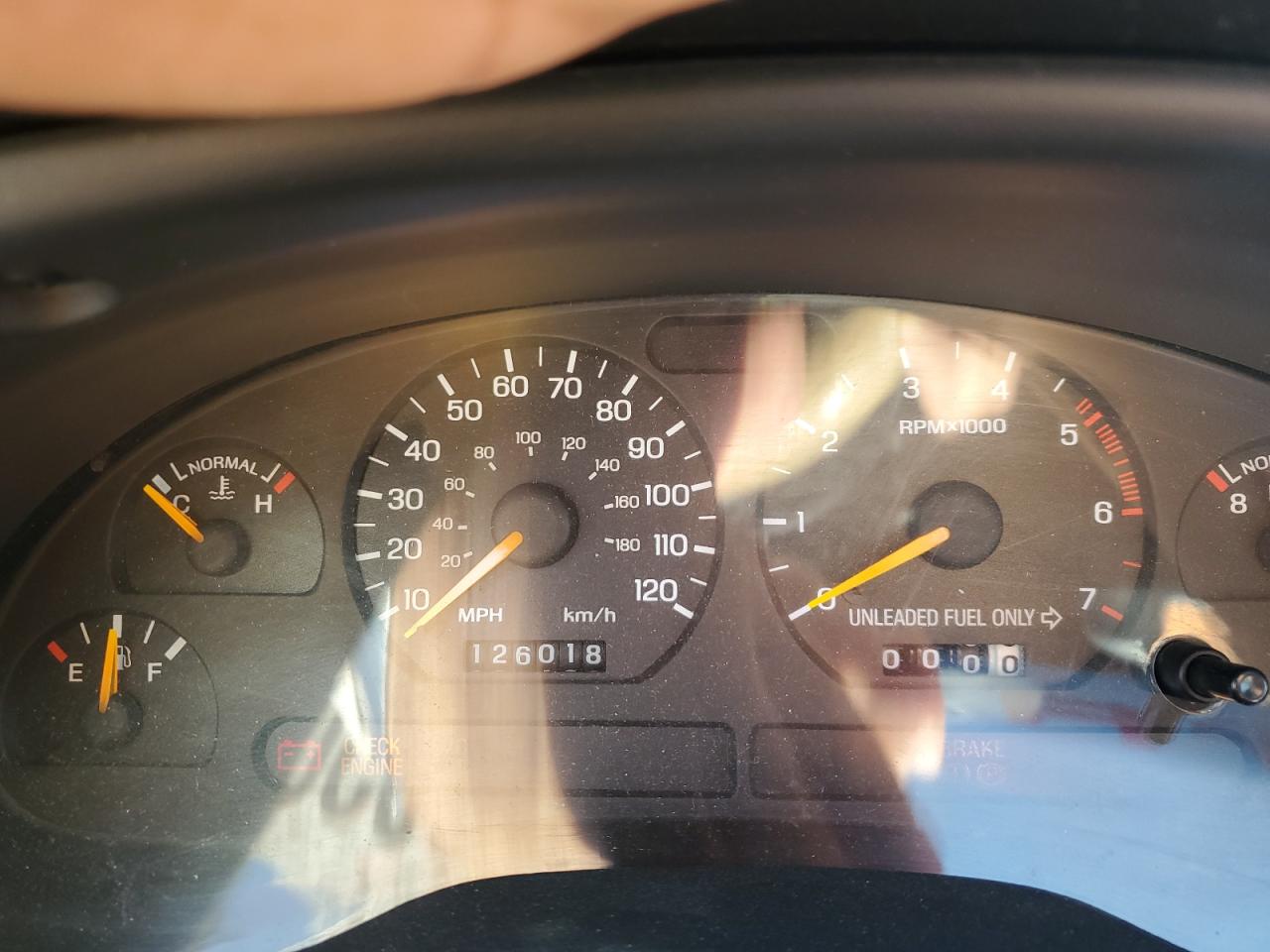 1997 Ford Mustang VIN: 1FALP4442VF128733 Lot: 93006505