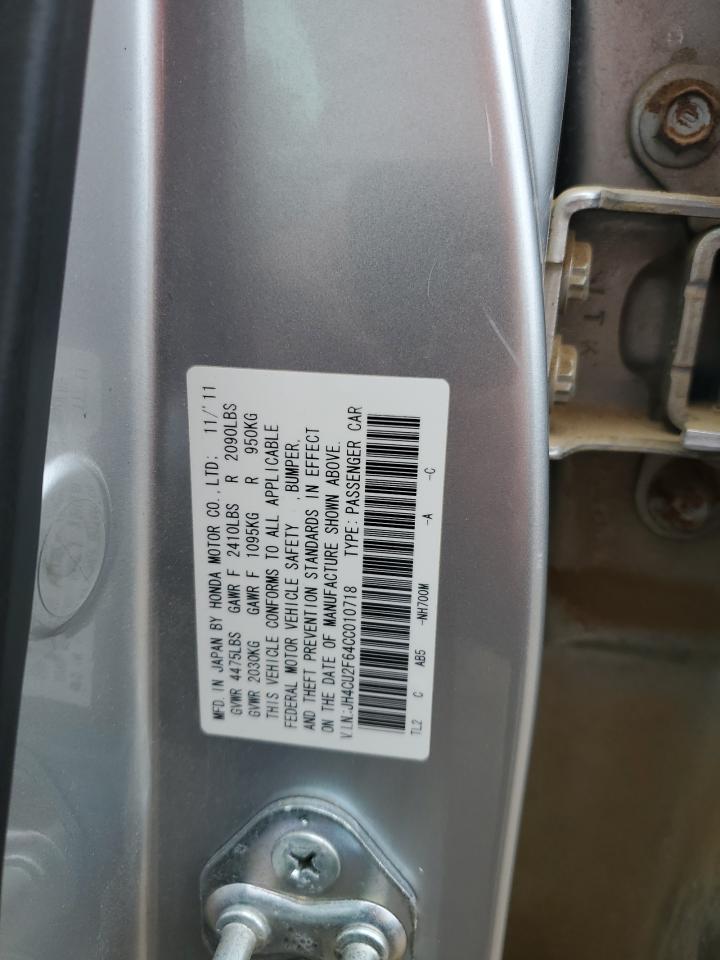 2012 Acura Tsx Tech VIN: JH4CU2F64CC010718 Lot: 90917265