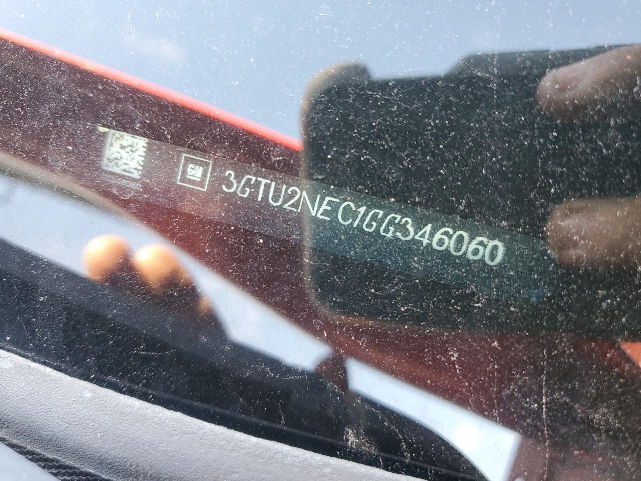 2016 GMC Sierra K1500 Slt VIN: 3GTU2NEC1GG346060 Lot: 91121405