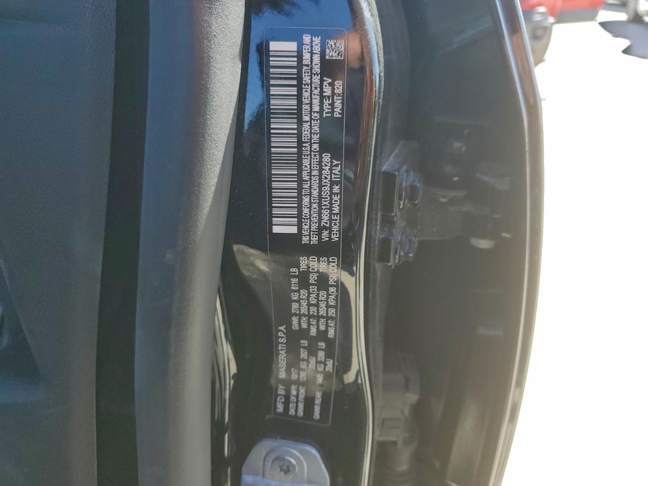 2018 Maserati Levante Sport VIN: ZN661XUS9JX284280 Lot: 90748015