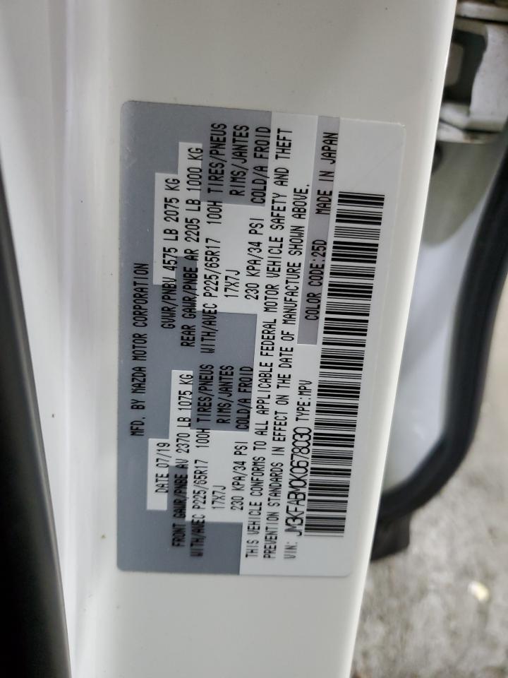 2019 Mazda Cx-5 Sport VIN: JM3KFABM0K0678030 Lot: 91649045