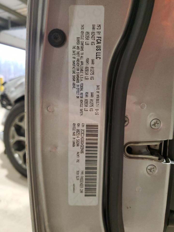 2016 Chrysler 300 S VIN: 2C3CCAGG6GH329406 Lot: 93387515