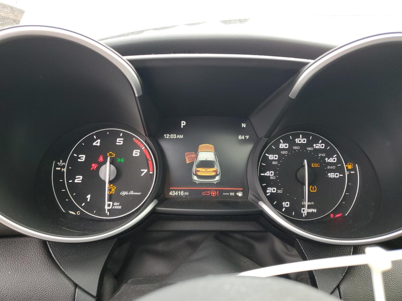 2019 Alfa Romeo Giulia Ti VIN: ZARFANBN8K7614033 Lot: 92722215