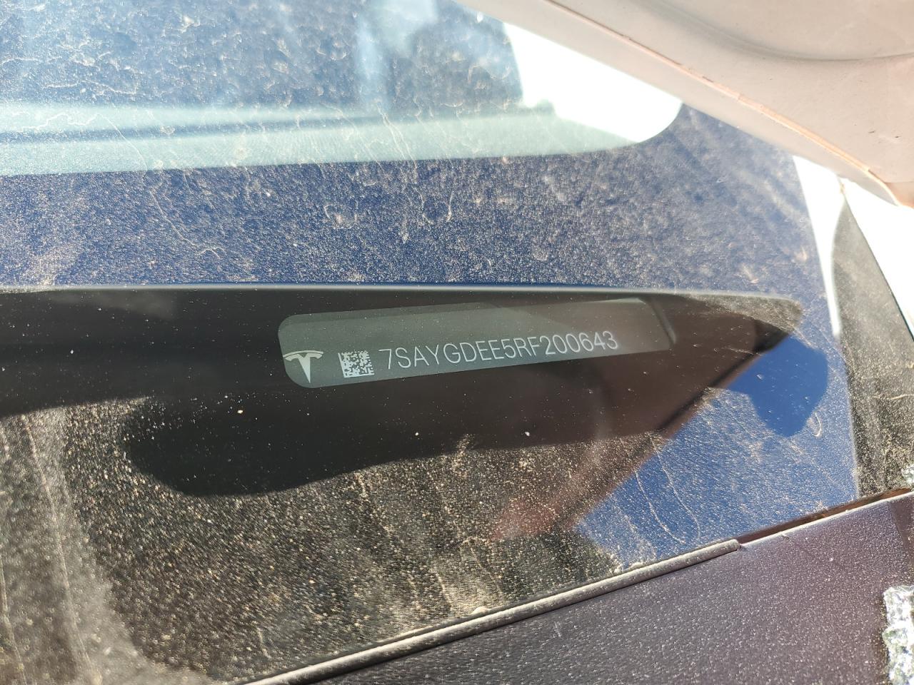 2024 Tesla Model Y VIN: 7SAYGDEE5RF200643 Lot: 91002645