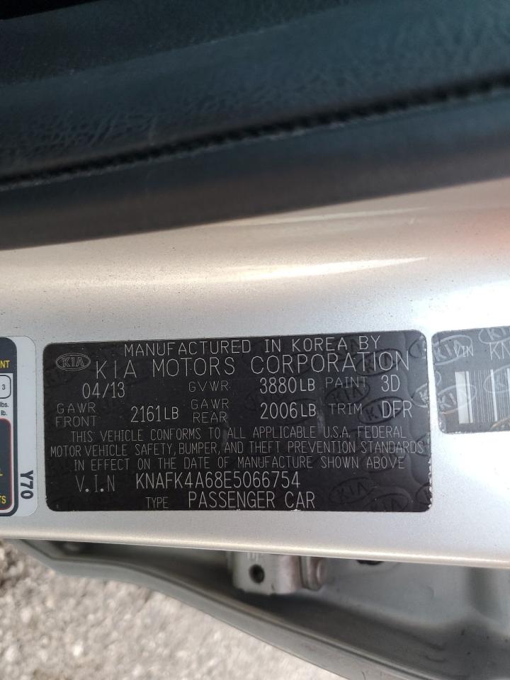 2014 Kia Forte Lx VIN: KNAFK4A68E5066754 Lot: 93699835