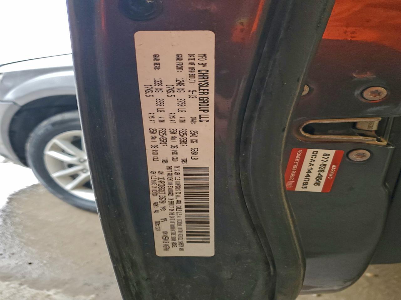 2014 Dodge Journey Sxt VIN: 3C4PDDBG1ET135700 Lot: 93398995