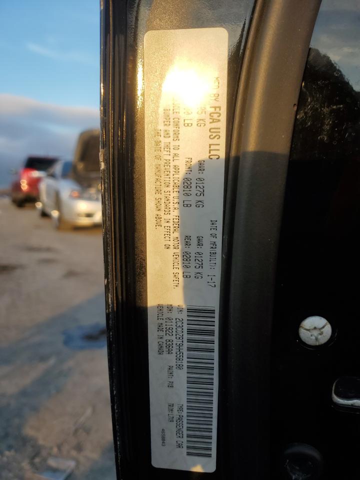 2017 Dodge Challenger R/T VIN: 2C3CDZBT9HH558180 Lot: 93423055