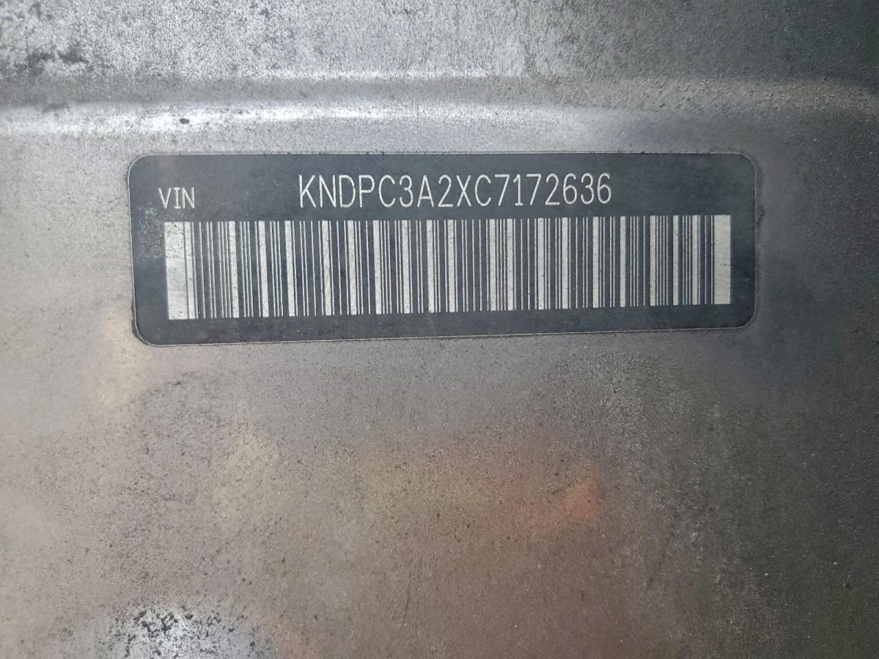 2012 Kia Sportage Ex VIN: KNDPC3A2XC7172636 Lot: 93896545