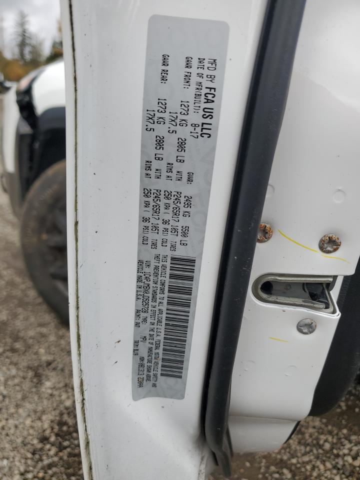 2018 Jeep Cherokee Trailhawk VIN: 1C4PJMBX0JD525728 Lot: 92348195