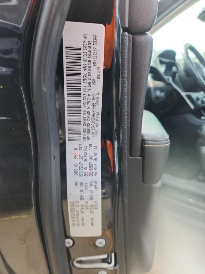 2017 Jeep Cherokee Latitude VIN: 1C4PJMCSXHW575585 Lot: 91012425