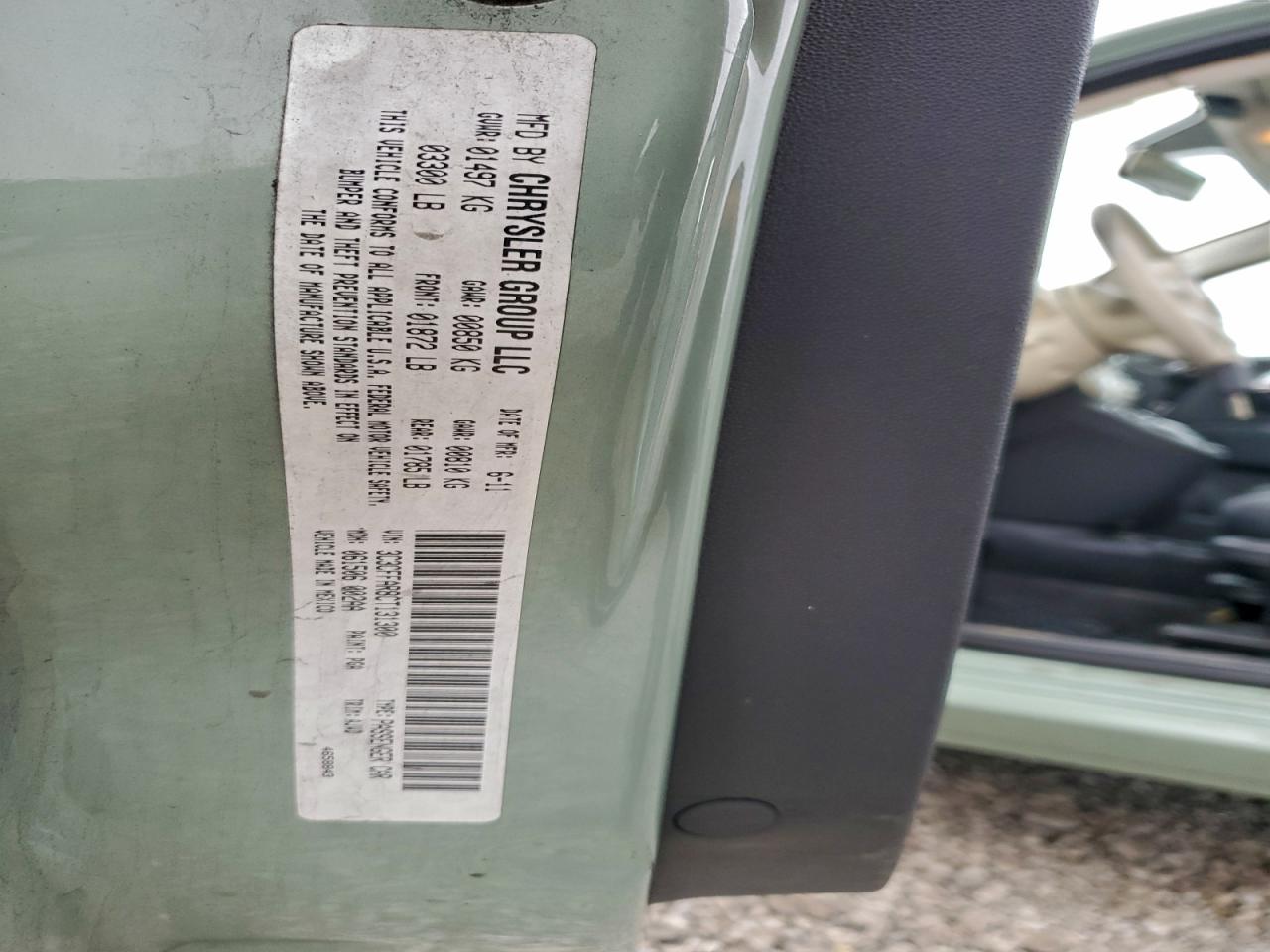 2012 Fiat 500 Pop VIN: 3C3CFFAR8CT131300 Lot: 93676145