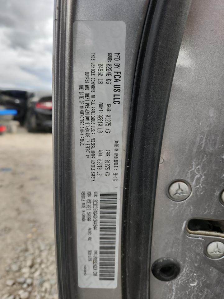 2016 Dodge Challenger Sxt VIN: 2C3CDZAG4GH344944 Lot: 92129475