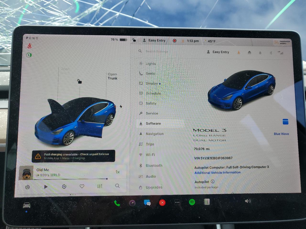 2018 Tesla Model 3 VIN: 5YJ3E1EB0JF063987 Lot: 92831625