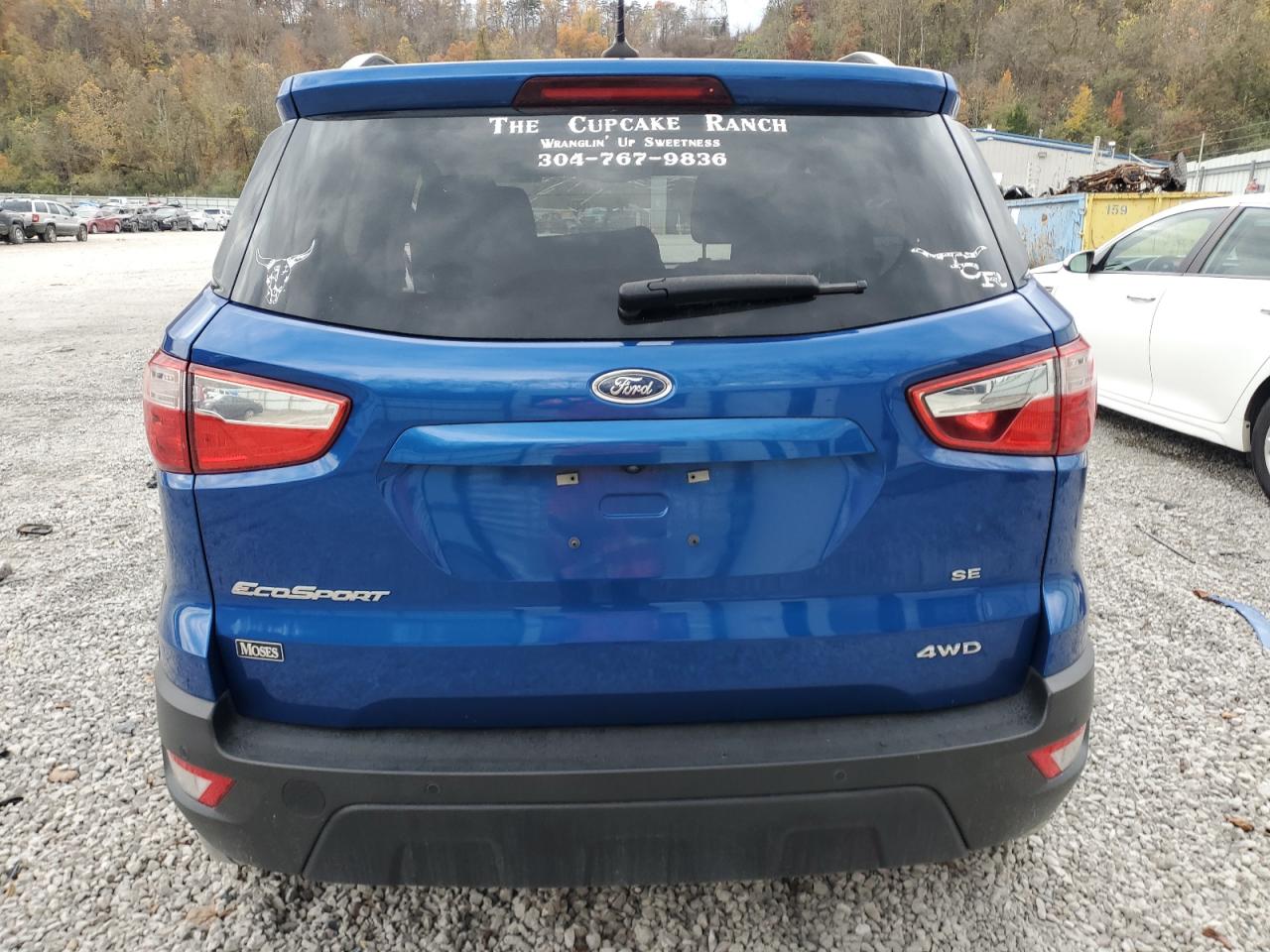 2021 Ford Ecosport Se VIN: MAJ6S3GL7MC409077 Lot: 92047065
