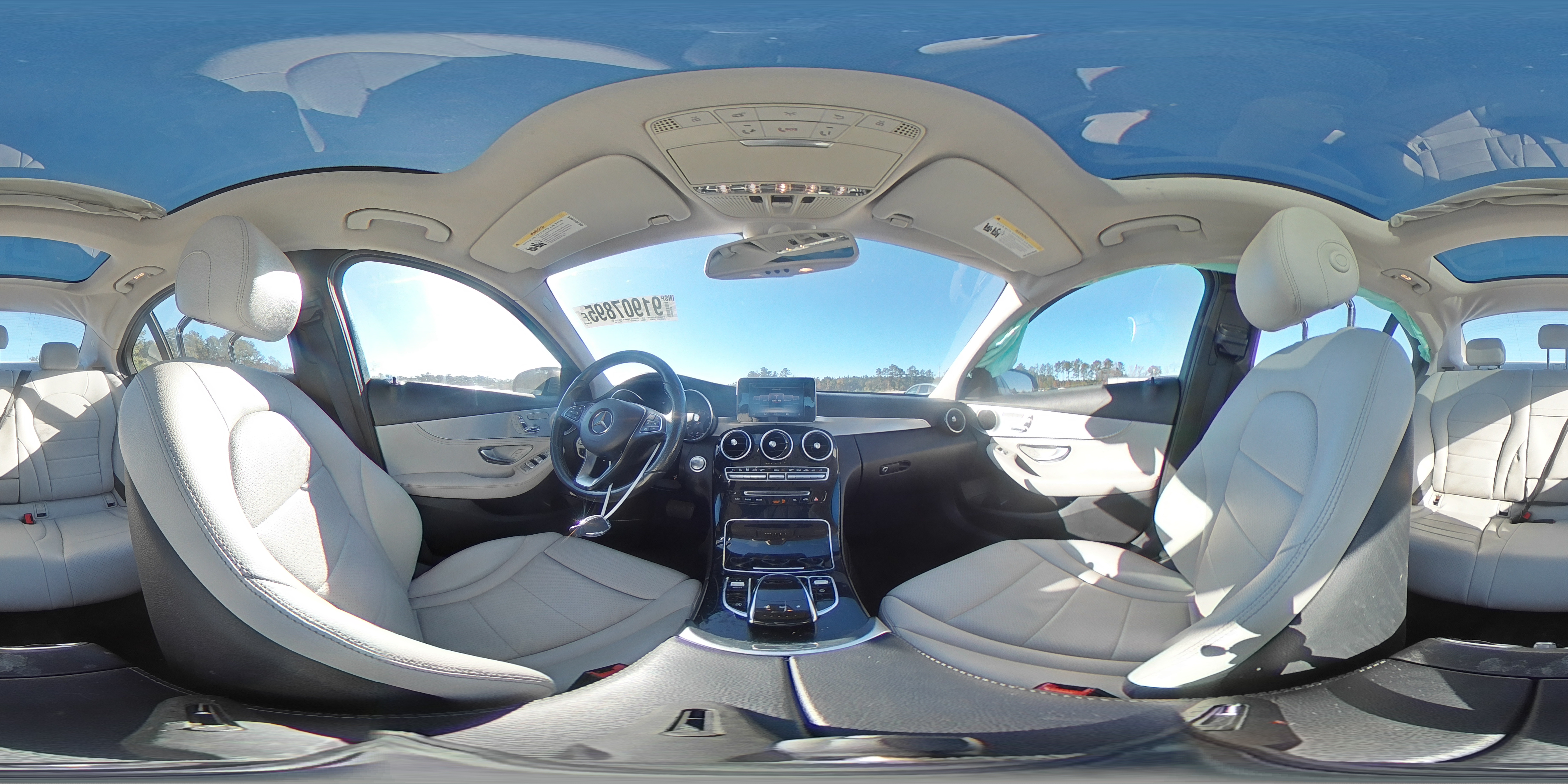 2015 Mercedes-Benz C 300 VIN: 55SWF4JB1FU077159 Lot: 91907895