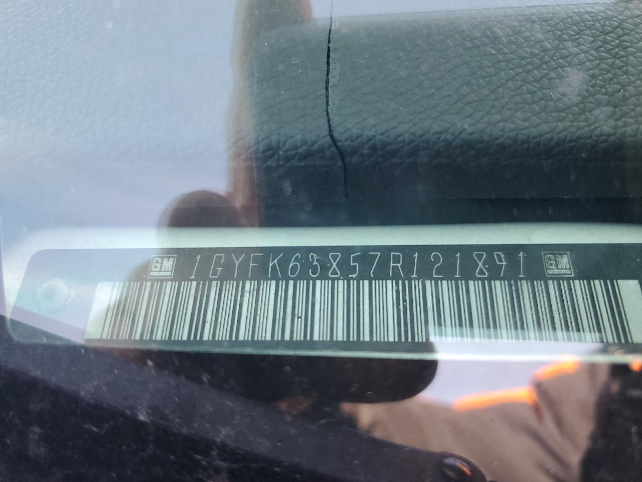 2007 Cadillac Escalade Luxury VIN: 1GYFK63857R121891 Lot: 92627785