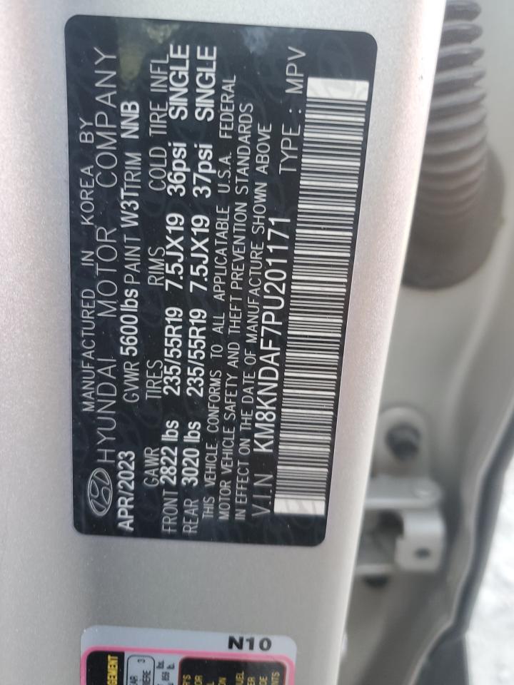 2023 Hyundai Ioniq 5 Sel VIN: KM8KNDAF7PU201171 Lot: 92595415