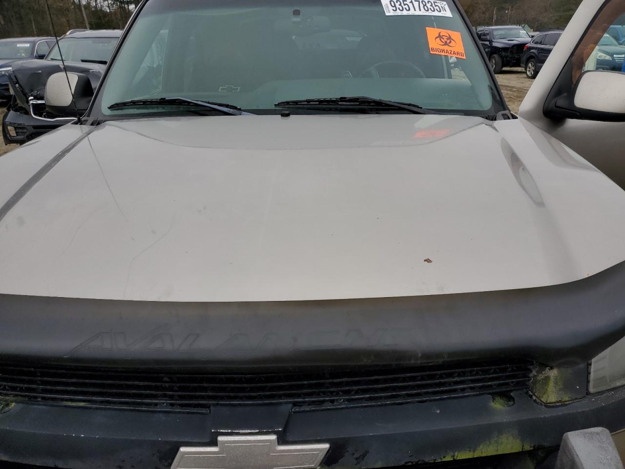 2002 Chevrolet Avalanche K1500 VIN: 3GNEK13T82G135650 Lot: 93517835