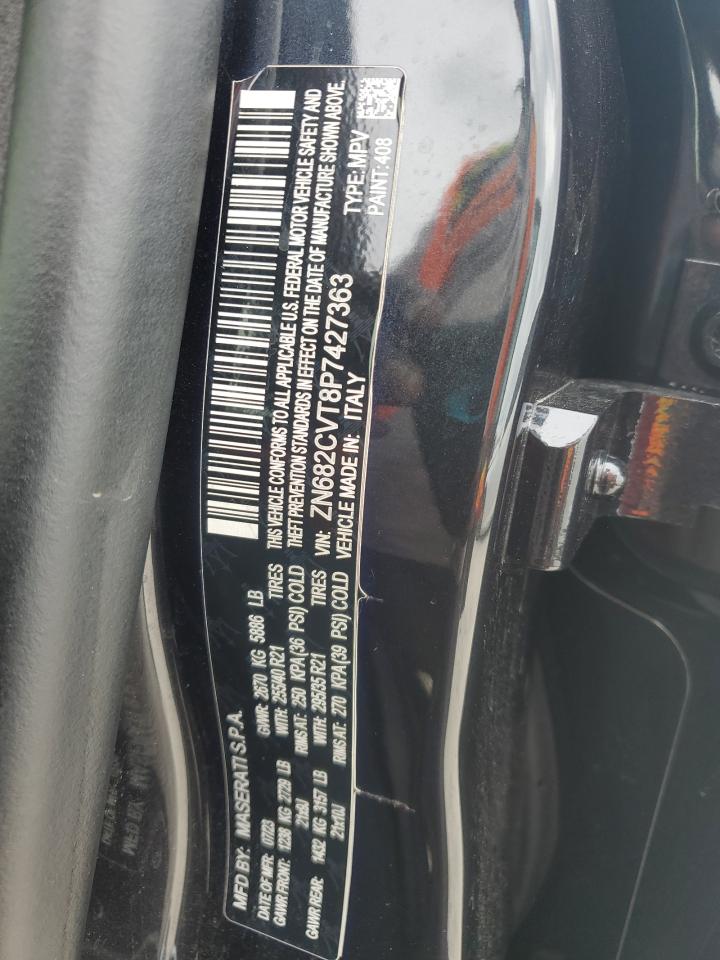 2023 Maserati Grecale Trofeo VIN: ZN682CVT8P7427363 Lot: 91137395