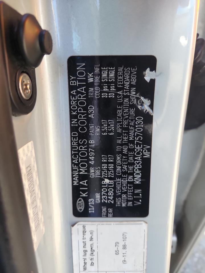 2014 Kia Sportage Base VIN: KNDPB3AC9E7570130 Lot: 93078935