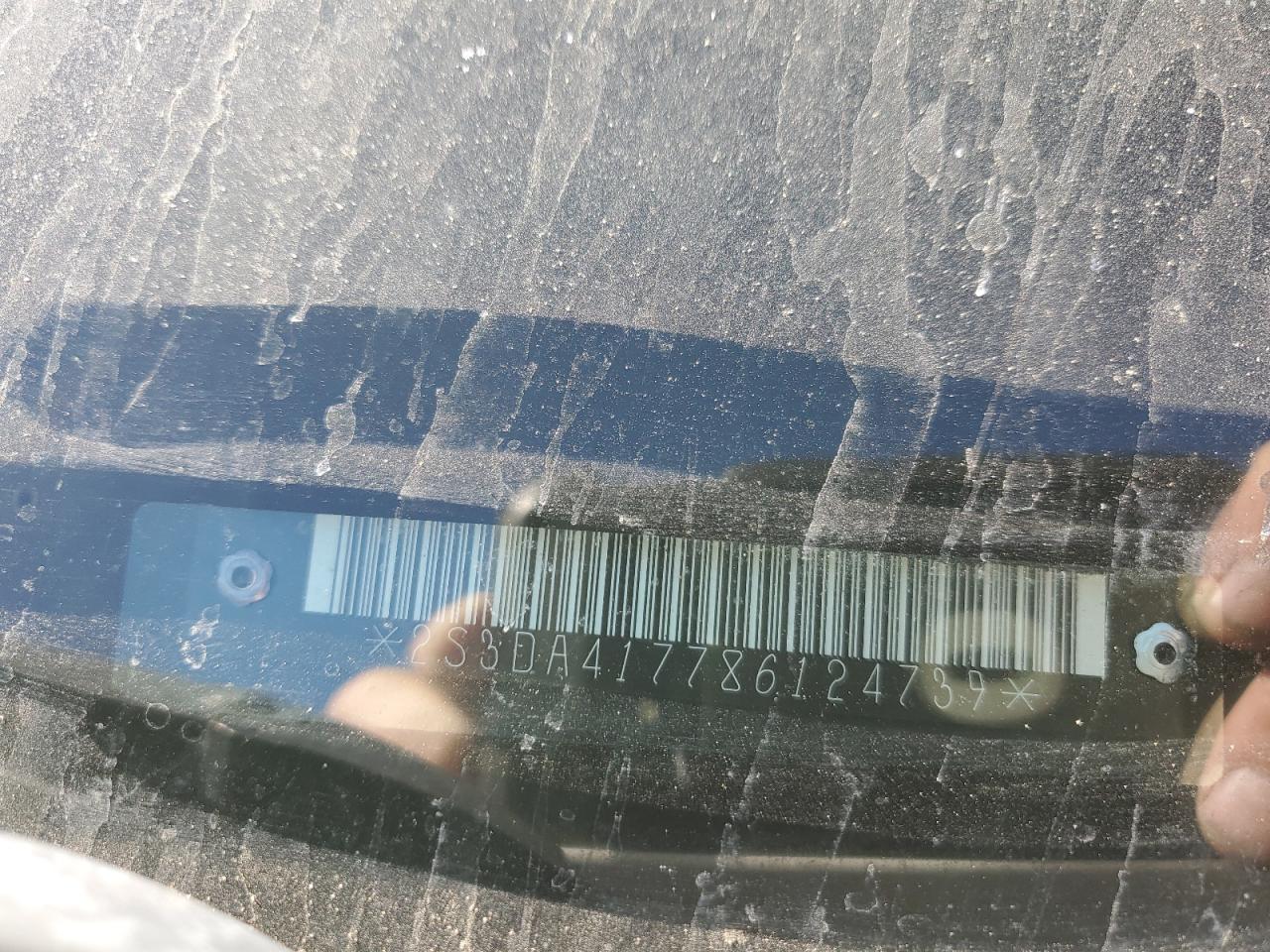 2008 Suzuki Xl7 Luxury VIN: 2S3DA417786124739 Lot: 93075505