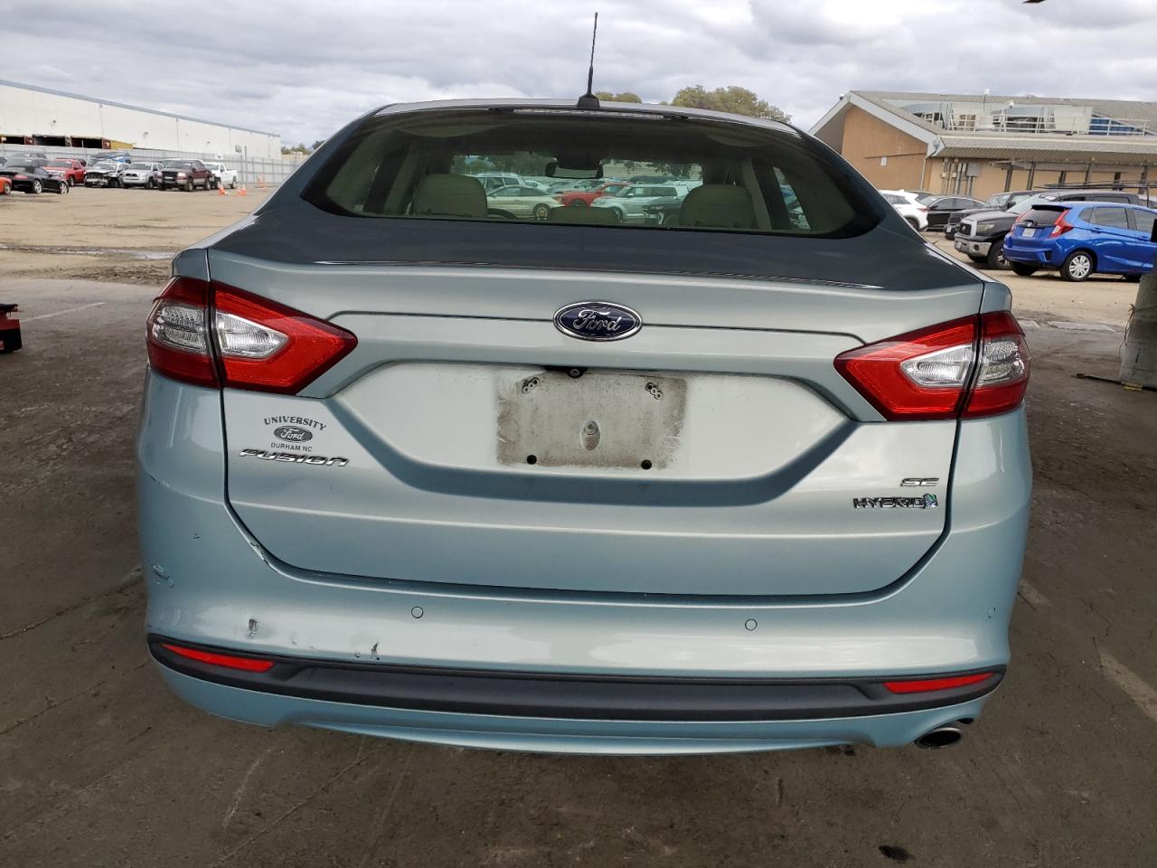 2014 Ford Fusion Se Hybrid VIN: 3FA6P0LUXER265168 Lot: 93461935