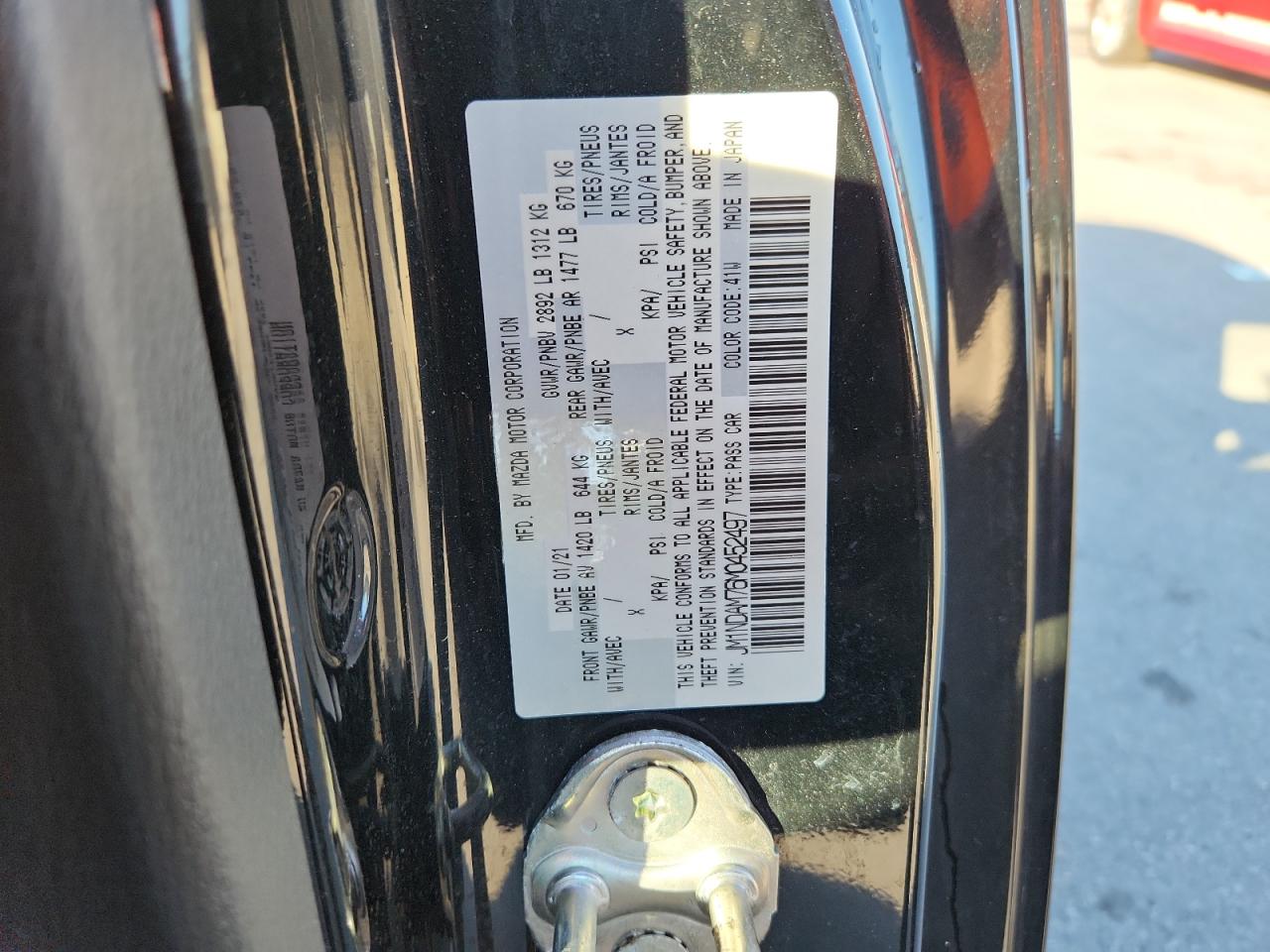 2021 Mazda Mx-5 Miata Grand Touring VIN: JM1NDAM76M0452497 Lot: 93098455