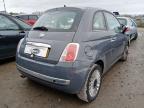 2010 FIAT 500 1.2 LOUNGE 3DR [START STOP] for sale at Copart WOLVERHAMPTON