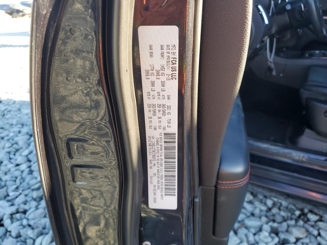 2015 Dodge Durango R/T VIN: 1C4SDJCT9FC782072 Lot: 91678955