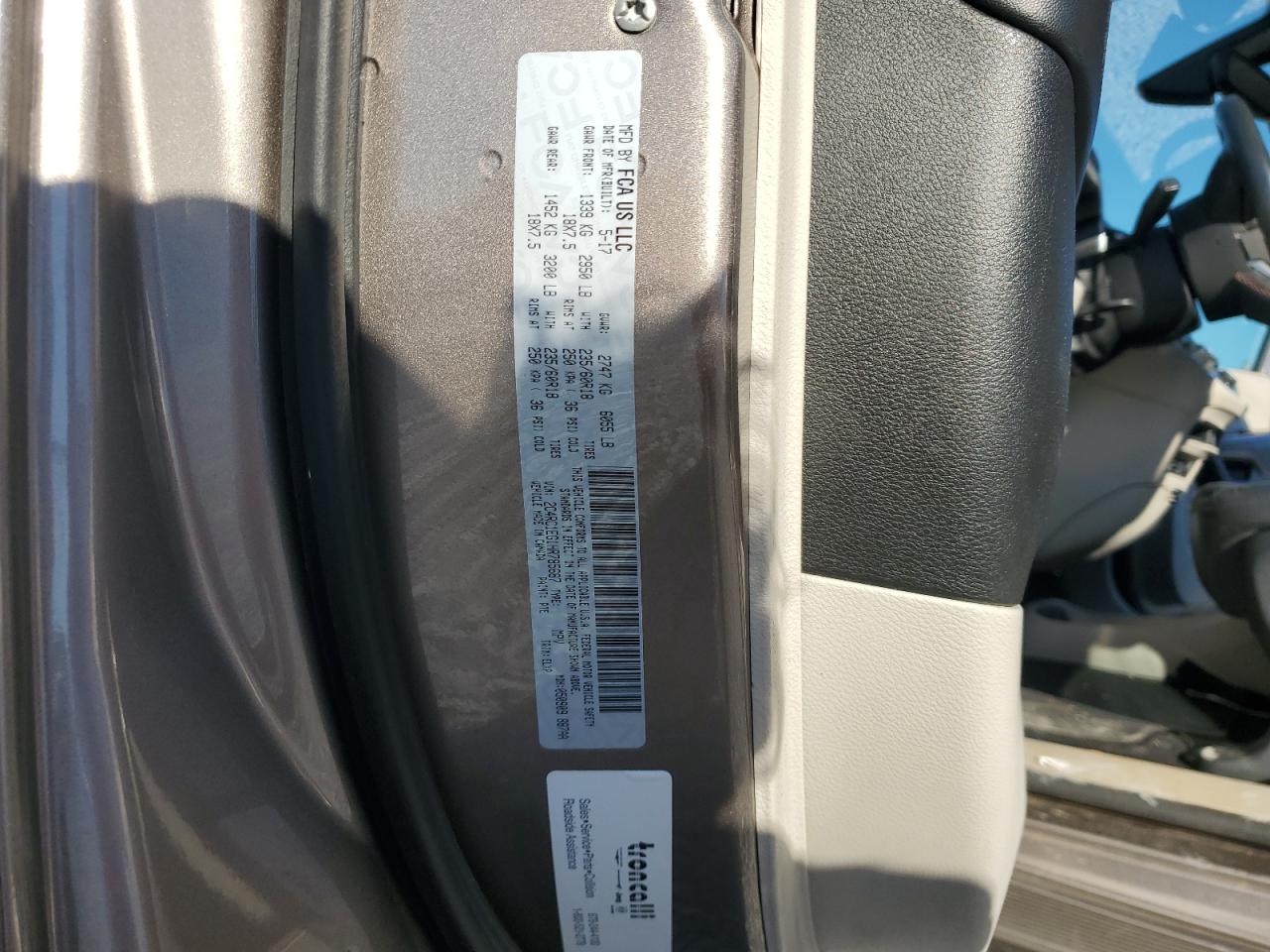 2017 Chrysler Pacifica Touring L Plus VIN: 2C4RC1EG1HR785687 Lot: 91468095