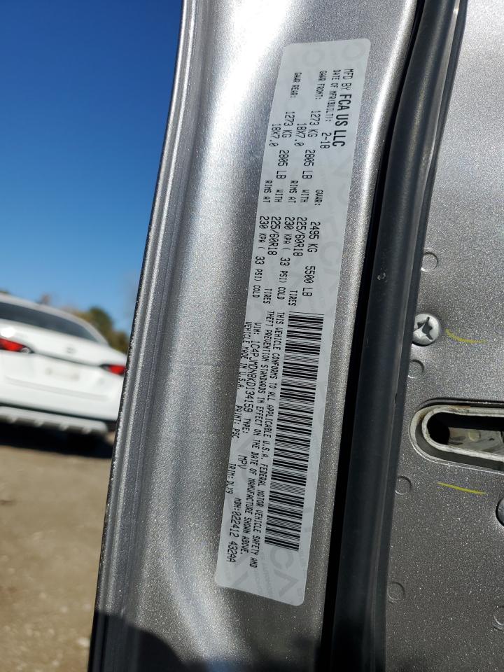 2019 Jeep Cherokee Limited VIN: 1C4PJMDN8KD134159 Lot: 91194225