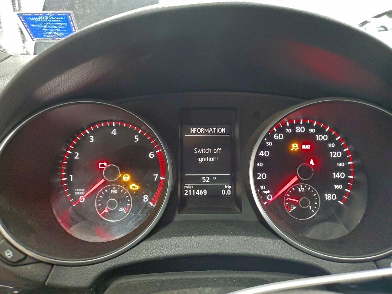 2011 Volkswagen Gti VIN: WVWED7AJ7BW282082 Lot: 94344595