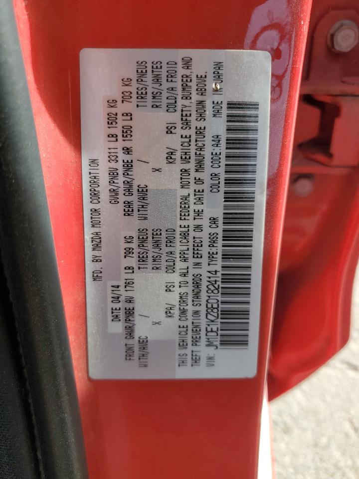 2014 Mazda Mazda2 Sport VIN: JM1DE1KZ8E0182414 Lot: 92893895
