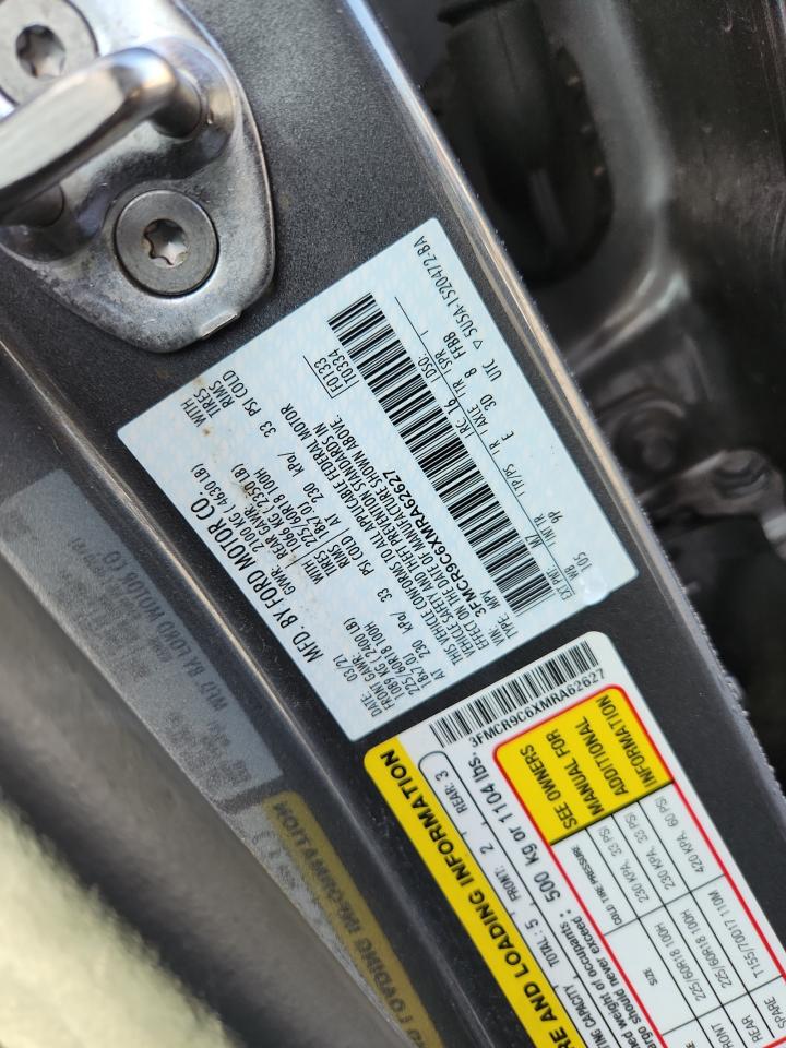 2021 Ford Bronco Sport Outer Banks VIN: 3FMCR9C6XMRA62627 Lot: 93468345