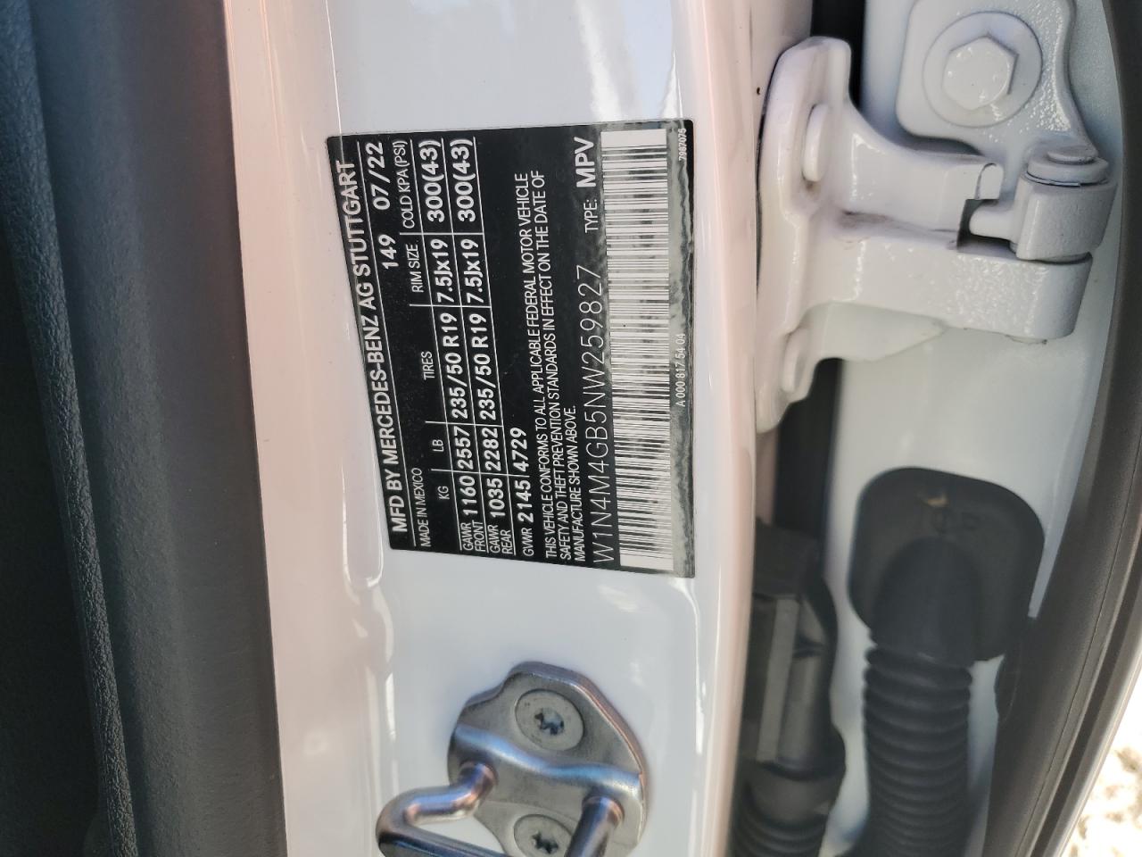 Фото: W1N4M4GB5NW259827