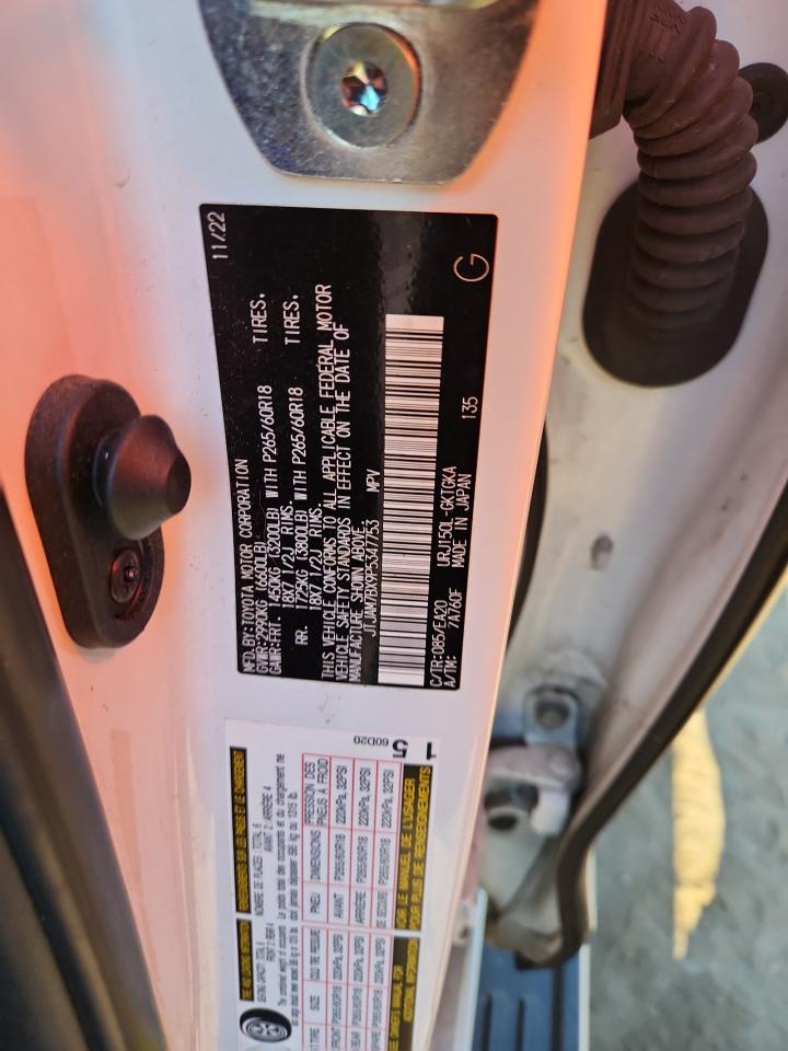 2023 Lexus Gx 460 VIN: JTJAM7BX9P5347753 Lot: 91916045