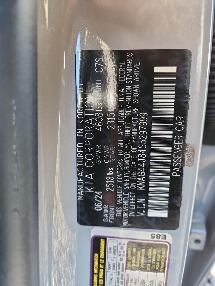 2025 Kia K5 Gt VIN: KNAG44J84S5297999 Lot: 91325725