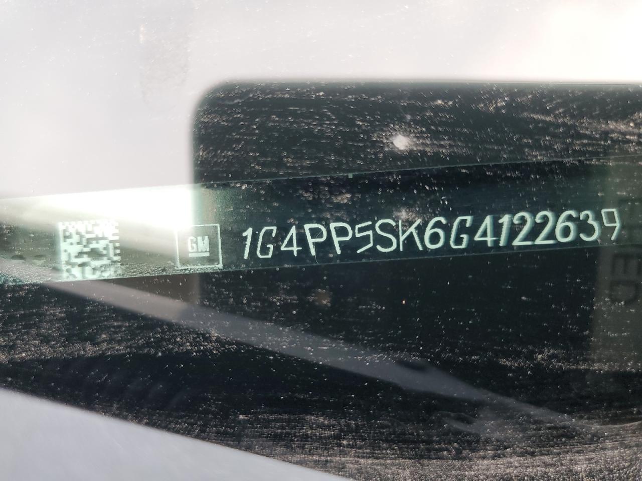 2016 Buick Verano VIN: 1G4PP5SK6G4122639 Lot: 93262195