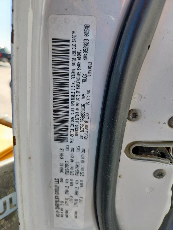 2010 Dodge Ram 1500 VIN: 1D7RB1GP6AS238361 Lot: 91963025